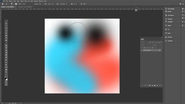Photoshop Tutorial: How to create a grainy noise texture gradient смотреть онлайн