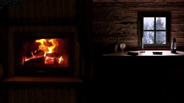Relaxing Meditation Music And Fireplace, Healing Music For Stress Relief смотреть онлайн