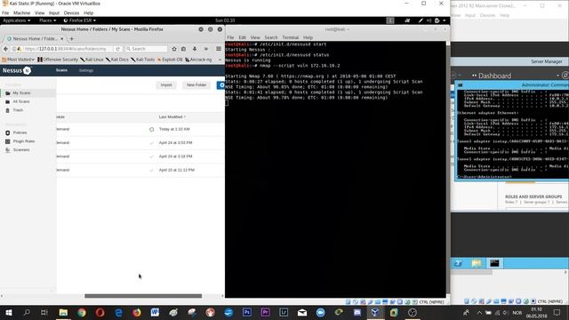 Nessus and Nmap vulnerability scan смотреть онлайн