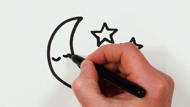 Рисуем фломастерами. Простой милый рисунок. Рисование для детей смотреть онлайн