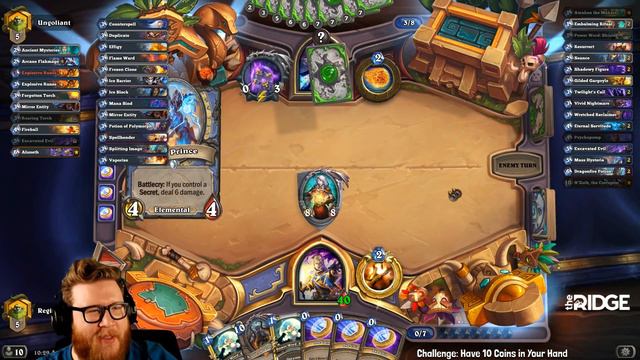 CHALLENGE: Fill Your Hand With Coins! | Saviors of Uldum | Hearthstone смотреть онлайн