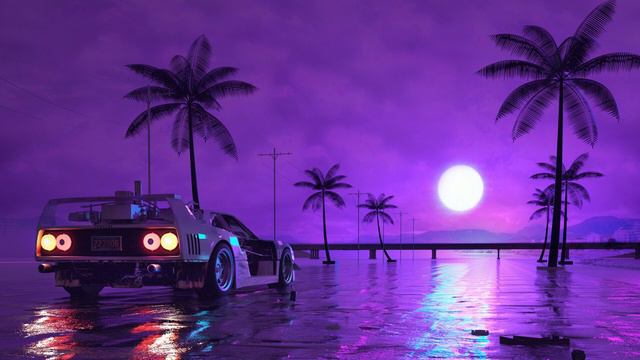 Retrowave FM. Synthwave Mix
