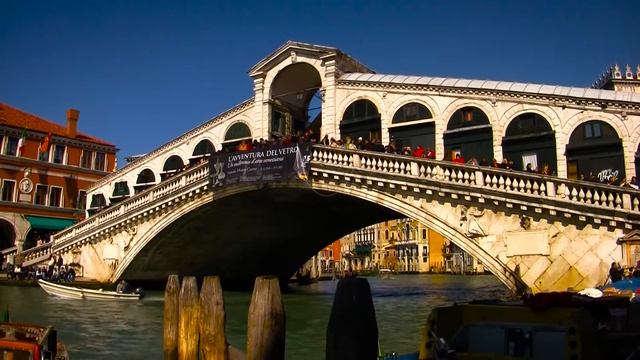 Ponte di Rialto Venezia Italia Rialto Bridge Venice Italy смотреть онлайн