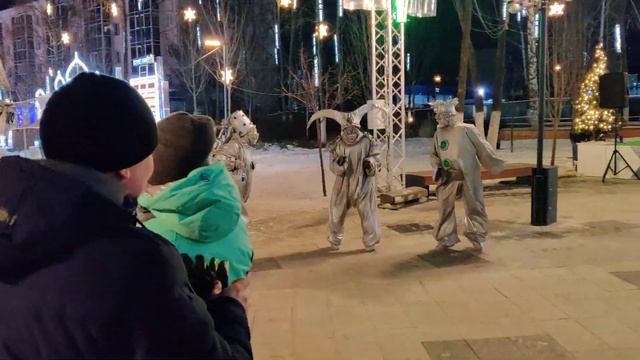 Уличный театр, новогоднее представление на Ёлке 2020 у Татнефти смотреть онлайн