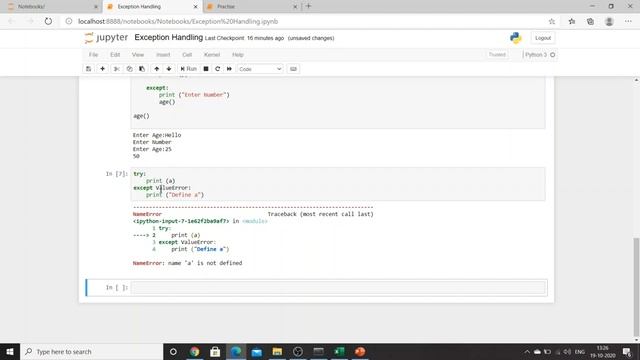 Exception Handling in Python смотреть онлайн