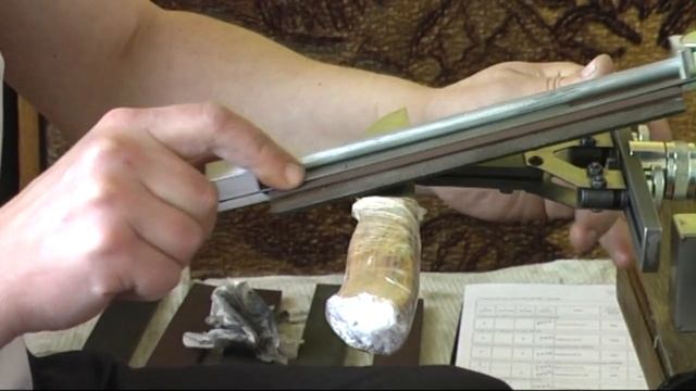 Сталь М390 заточка на Профиле К02 смотреть онлайн