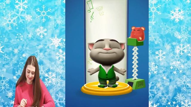 Мой Говорящий Том 2 котик Том приболел My Talking Tom готовимся к праздникам смотреть онлайн