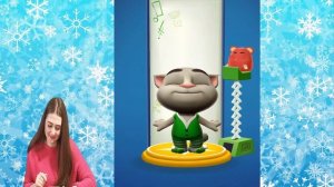 Мой Говорящий Том 2  котик Том приболел   My Talking Tom  готовимся к праздникам