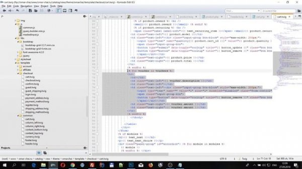 Уроки CMS OpenCart 3 для новичков. #14 - корзина.