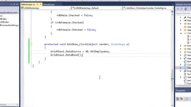 Show all data to gridview using LINQ in asp net crud part 2 смотреть онлайн