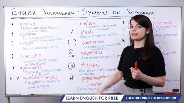 Symbols on Keyboards | Learn English Writing смотреть онлайн