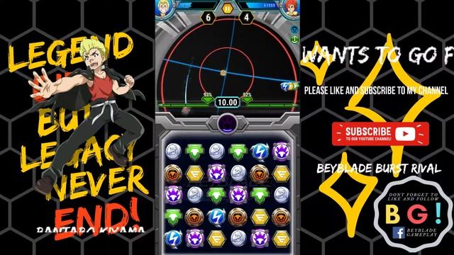 Beyblade Burst Rivals ! Rantaro - Berserk Roktavor R3 bR.4C.Fl VS Xander - Xeno Xcalius X2.M.I смотреть онлайн