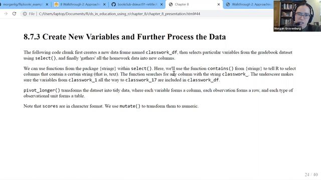 Data Science in Education Using R Bookclub Chapter 8: Walkthrough 2 (2021-03-17) (dsieur01) смотреть онлайн