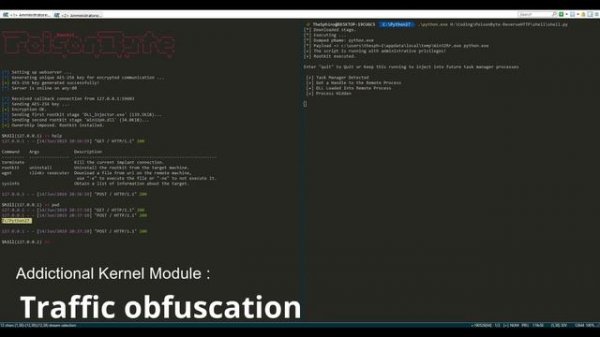 PoisonByte ? Python Rootkit - Demo