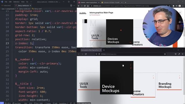 Can I create this interactive Dribbble card design? смотреть онлайн