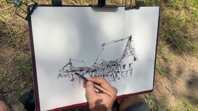 Sketching Life on The Farm |PleinAir Farm Sketching @ATHSketchNation смотреть онлайн