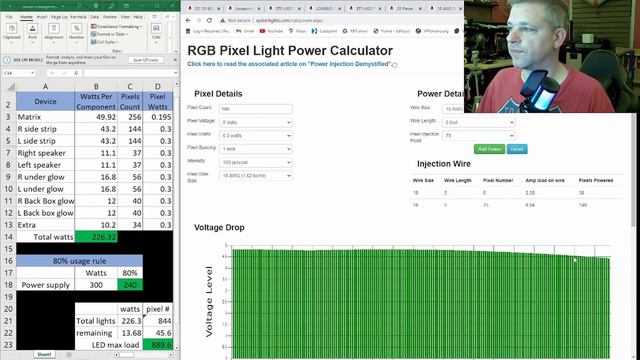 Scrapyard Pinball E11 Power management (how many LEDs a power supply can handle and power injection смотреть онлайн