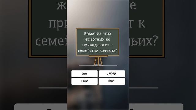 Какое животное НЕ ОТНОСИТСЯ к семейству волчьих? #shorts #мир #животные смотреть онлайн