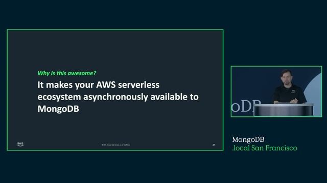 Building Serverless Event-Driven Applications with MongoDB Atlas & Atlas App Services on AWS смотреть онлайн