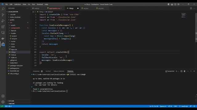Vue.js 3 Localization Tutorial With Vue I18n Example смотреть онлайн