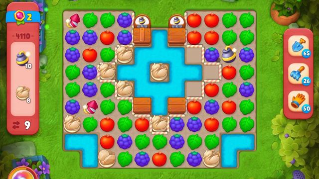 GardenScapes Level 4110 no boosters (14 moves) смотреть онлайн