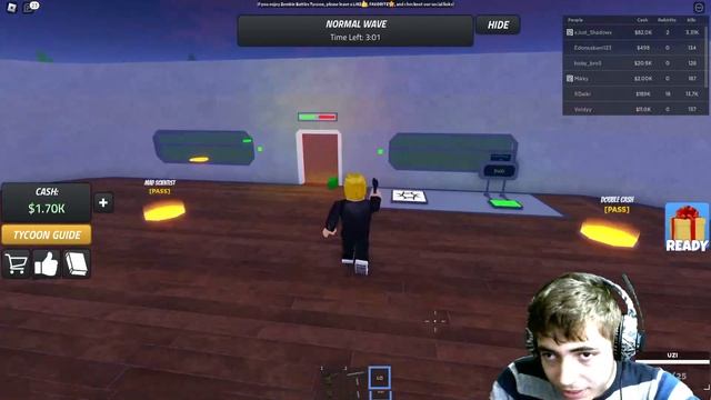 Roblox Zombie Battle Tycoon смотреть онлайн