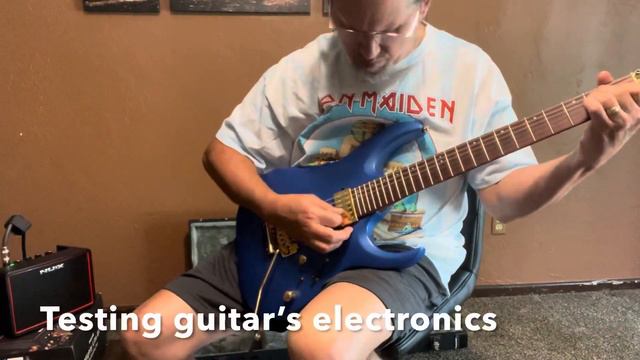 Ibanez RGA42HPT laser blue/ NU-X mighty lite BT/ review and demo смотреть онлайн