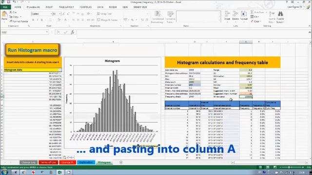 Free Histogram macro in Excel on leansigma.pl/tools.php смотреть онлайн