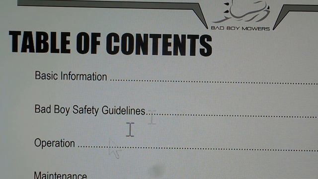 Bad Boy Service Manual - Throttle Setting When Engaging Blades (PTO Switch) Monday, June 5, 2023 смотреть онлайн
