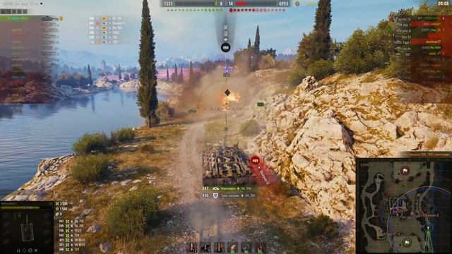 ЁПТЬ! ВОТ ЭТО КЛАСС! Т95 ОСТАЛСЯ 1 ПРОТИВ 8 БОЛЕЛА ВСЯ КОМАНДА В WOT смотреть онлайн