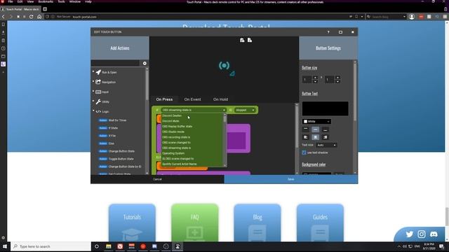 [Beginner Guide] How To Use Logic Actions in Touch Portal смотреть онлайн