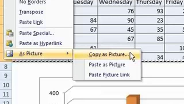 How to copy spreadsheet data in Excel as a picture смотреть онлайн