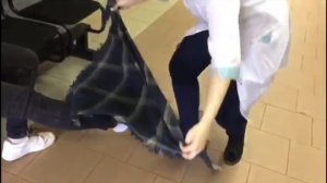 Косыночная повязка на стопу