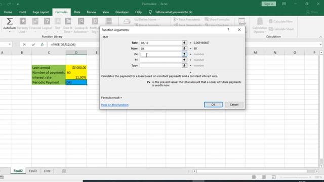 Financial Mathematics in Microsoft Excel 2019 the PMT function смотреть онлайн