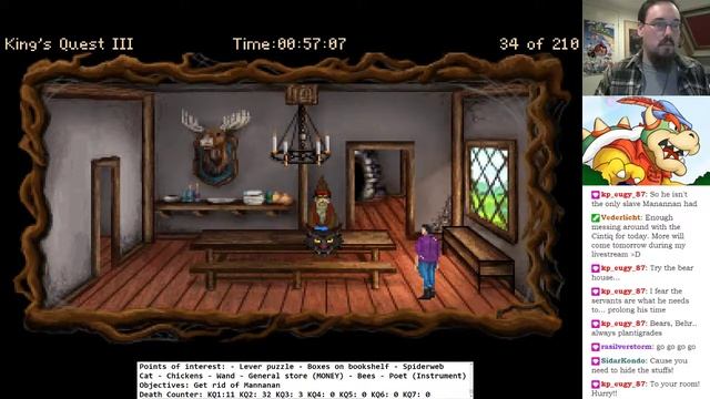 King's Quest III: To heir is Human [VGA remake] (PC) part 01 смотреть онлайн