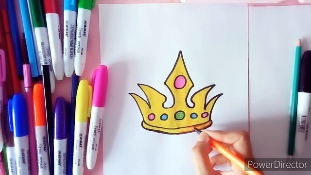 Как нарисовать корону? смотреть онлайн