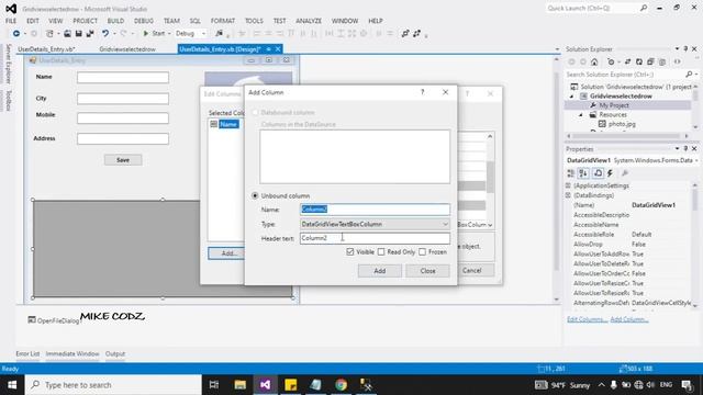 How to insert and update datas with images and load records in datagridview - Vb. net смотреть онлайн