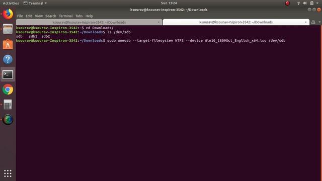 How to create a bootable windows 10 usb on Linux/Ubuntu 18.04 with WoeUsb смотреть онлайн
