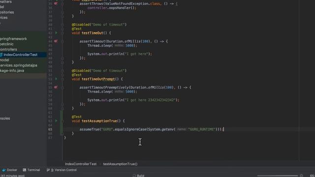 Using JUnit 5 Assumptions смотреть онлайн