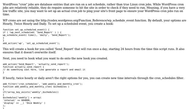 Wordpress: Setting Up Scheduled Tasks (For Scripts to Run) смотреть онлайн