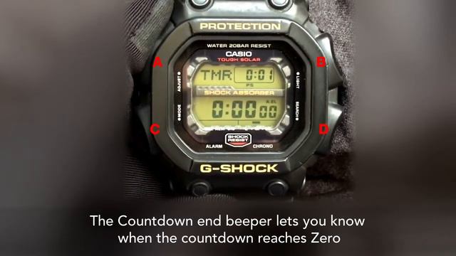 GX-56 G-Shock How To Use 