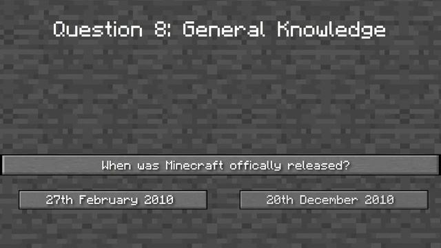 The IMPOSSIBLE Quiz - Do You Know Minecraft? - Minecraft Quiz - Part 1 смотреть онлайн