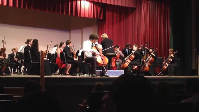 Michael Payne performing Edward Elgar's Cello Concerto Movement IV Allegro смотреть онлайн