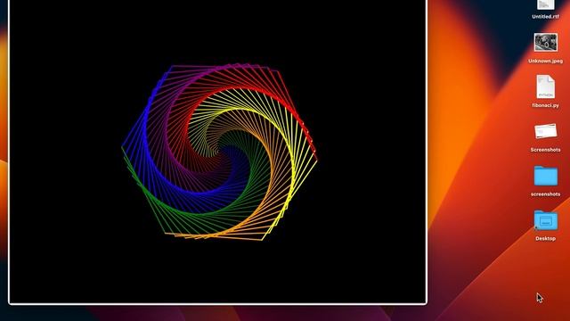 amazing drawing by python 3.9| python coding |geometric pattern смотреть онлайн
