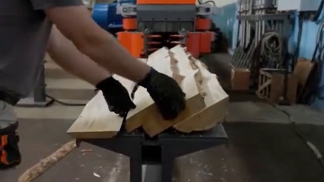 Триумф-12П350 промышленный двухвальный брусовальный станок смотреть онлайн