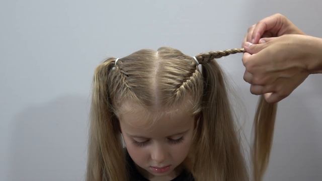 Coafuri simple pentru copii - Back to school hairstyles for kids смотреть онлайн