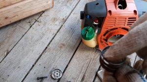 Ремонт триммера Husqvarna 125R в домашних условиях своими руками.