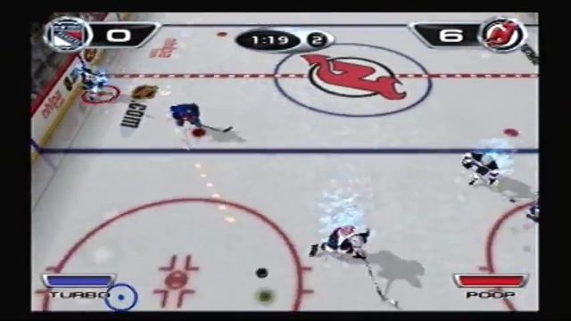 NHL HITZ 2002- Devils vs. Rangers смотреть онлайн