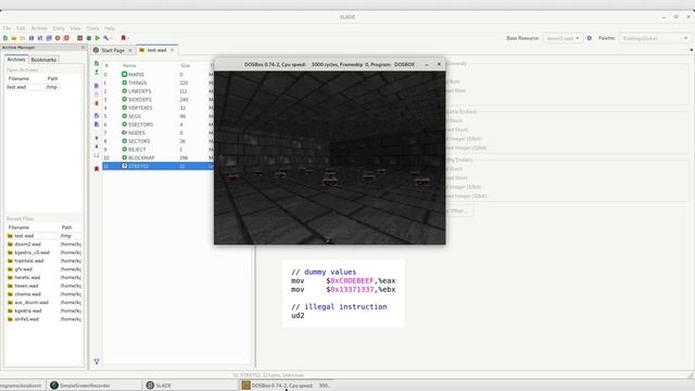 You can run Doom inside (DOS) Doom, for real. смотреть онлайн