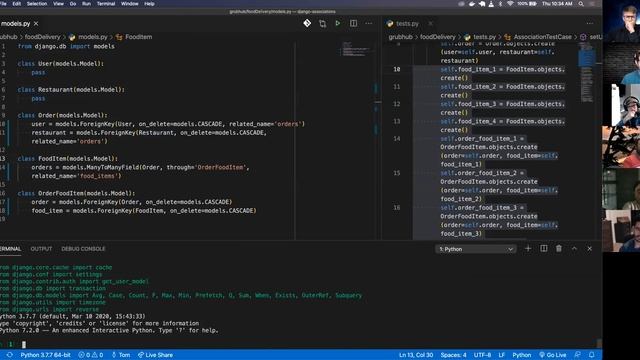 W6D4: Django Associations Review - GrubHub (2 of 5) смотреть онлайн